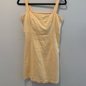 Forever 21 Yellow Mini Dress